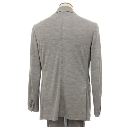 【中古】カナーリ CANALI Impeccabile ウール ジャージー 2つボタンスーツ セットアップ グレー【サイズ48】【 状態ランクB 】【 メンズ 】