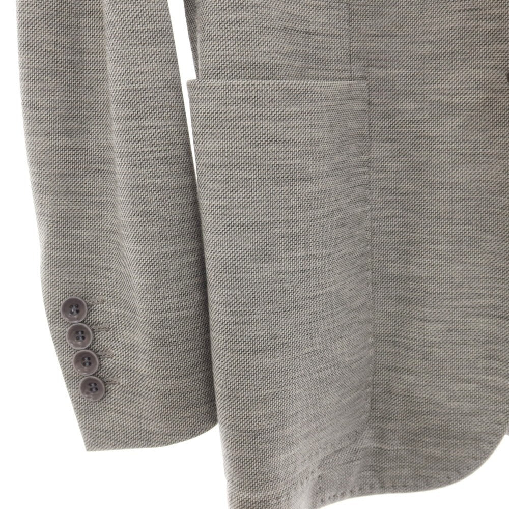 【中古】カナーリ CANALI Impeccabile ウール ジャージー 2つボタンスーツ セットアップ グレー【サイズ48】【 状態ランクB 】【 メンズ 】