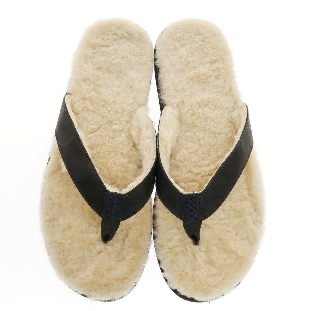 【中古】アグ UGG レザー系 サンダル ネイビー系【サイズ表記なし(28cm位)】【 状態ランクB 】【 メンズ 】