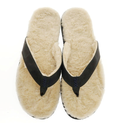 【中古】アグ UGG レザー系 サンダル ネイビー系【サイズ表記なし(28cm位)】【 状態ランクB 】【 メンズ 】
