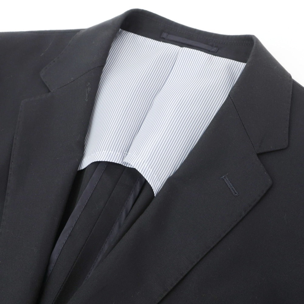 【中古】ユナイテッドアローズ UNITED ARROWS コットン 2B テーラードジャケット ブラックネイビー【サイズXL】【 状態ランクB 】【 メンズ 】