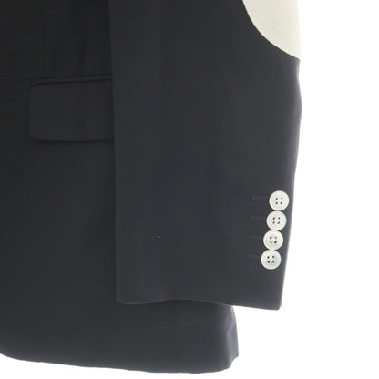 【中古】ユナイテッドアローズ UNITED ARROWS コットン 2B テーラードジャケット ブラックネイビー【サイズXL】【 状態ランクB 】【 メンズ 】