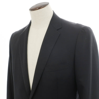 【中古】ユナイテッドアローズ UNITED ARROWS コットン 2B テーラードジャケット ブラックネイビー【サイズXL】【 状態ランクB 】【 メンズ 】