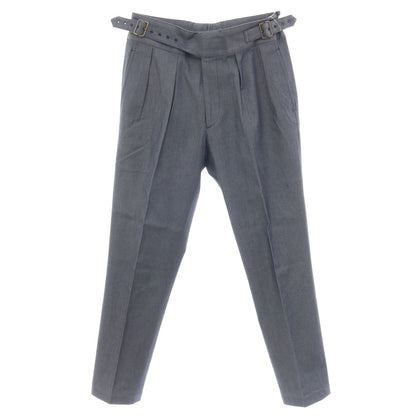 【中古】エトネ ETONNE ストレッチ コットン カジュアルスラックスパンツ ネイビー【サイズM】【 状態ランクA 】【 メンズ 】