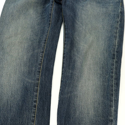 【中古】ジーティーアー G.T.A ストレッチ コットン デニムパンツ ジーンズ ネイビー【サイズ33】【 状態ランクB 】【 メンズ 】