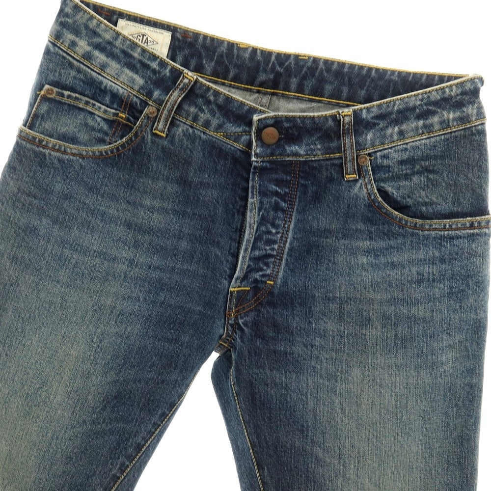 【中古】ジーティーアー G.T.A ストレッチ コットン デニムパンツ ジーンズ ネイビー【サイズ33】【 状態ランクB 】【 メンズ 】