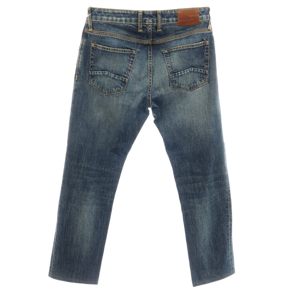 【中古】ジーティーアー G.T.A ストレッチ コットン デニムパンツ ジーンズ ネイビー【サイズ33】【 状態ランクB 】【 メンズ 】