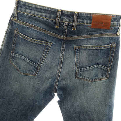 【中古】ジーティーアー G.T.A ストレッチ コットン デニムパンツ ジーンズ ネイビー【サイズ33】【 状態ランクB 】【 メンズ 】