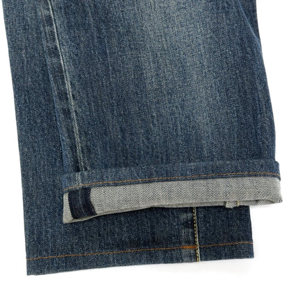 【中古】ジーティーアー G.T.A ストレッチ コットン デニムパンツ ジーンズ ネイビー【サイズ33】【 状態ランクB 】【 メンズ 】