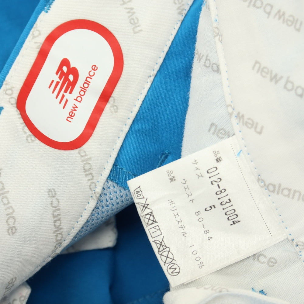 【中古】ニューバランス NEW BALANCE ストレッチ ポリエステル カジュアルスラックスパンツ ライトブルー【サイズ5】【 状態ランクB 】【 メンズ 】