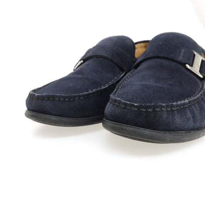 【中古】バリー BALLY スエード ローファー ネイビー【サイズUS 5 1/2 EEE】【 状態ランクB 】【 メンズ 】
