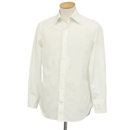 【中古】ユナイテッドアローズ UNITED ARROWS コットン レギュラーカラー ドレスシャツ ホワイト【サイズ37】【 状態ランクC 】【 メンズ 】