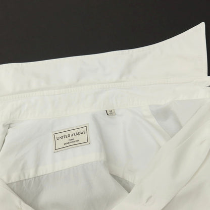 【中古】ユナイテッドアローズ UNITED ARROWS コットン レギュラーカラー ドレスシャツ ホワイト【サイズ37】【 状態ランクC 】【 メンズ 】