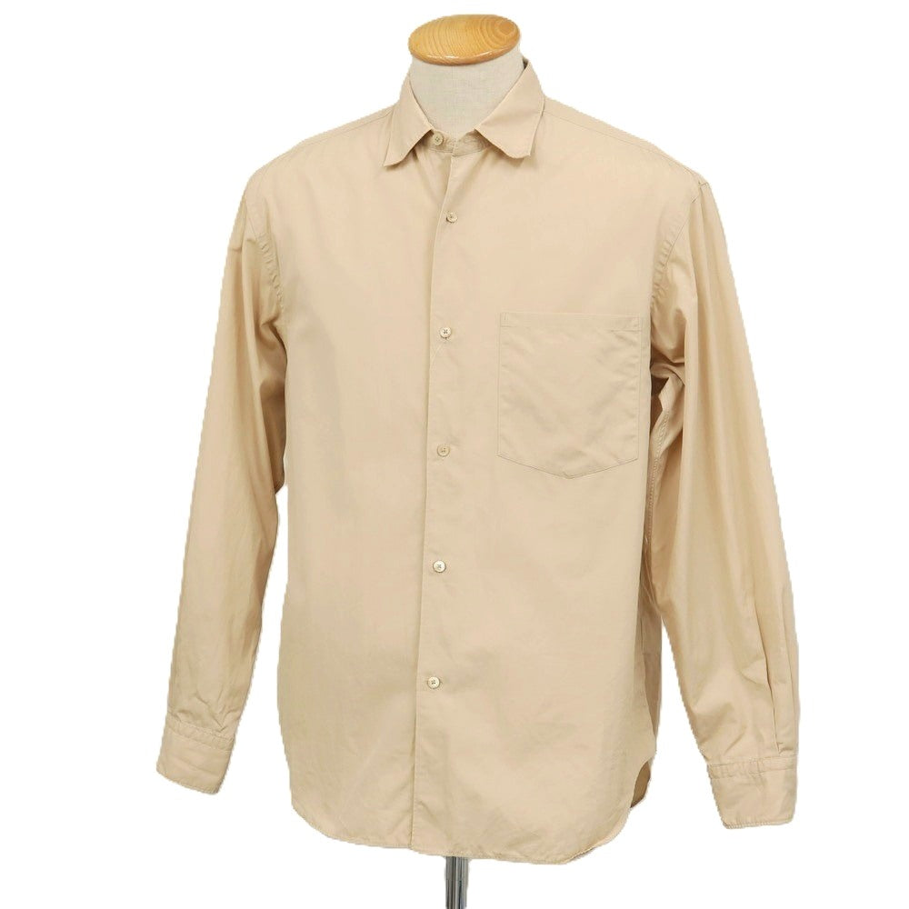 【中古】ユナイテッドアローズ UNITED ARROWS コットン レギュラーカラー カジュアルシャツ ベージュ【サイズS】【 状態ランクB 】【 メンズ 】