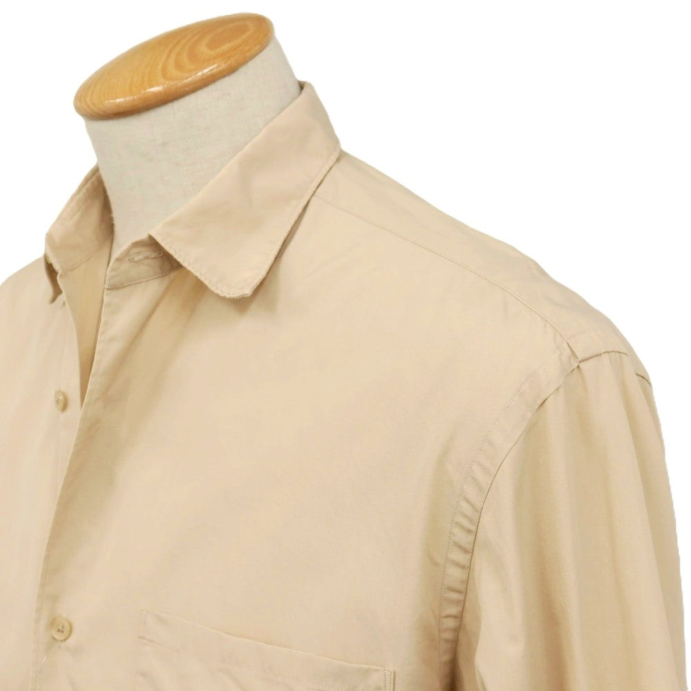 【中古】ユナイテッドアローズ UNITED ARROWS コットン レギュラーカラー カジュアルシャツ ベージュ【サイズS】【 状態ランクB 】【 メンズ 】