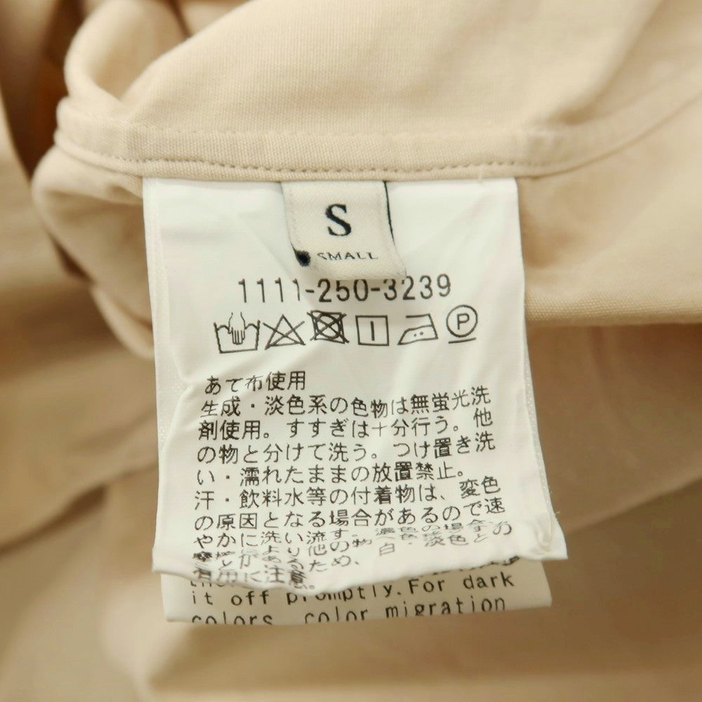 【中古】ユナイテッドアローズ UNITED ARROWS コットン レギュラーカラー カジュアルシャツ ベージュ【サイズS】【 状態ランクB 】【 メンズ 】