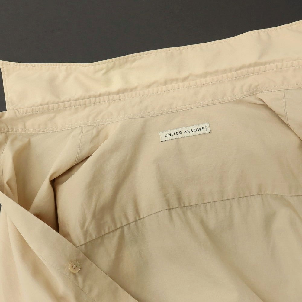 【中古】ユナイテッドアローズ UNITED ARROWS コットン レギュラーカラー カジュアルシャツ ベージュ【サイズS】【 状態ランクB 】【 メンズ 】