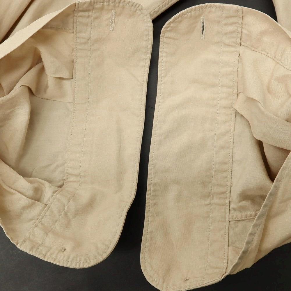【中古】ユナイテッドアローズ UNITED ARROWS コットン レギュラーカラー カジュアルシャツ ベージュ【サイズS】【 状態ランクB 】【 メンズ 】