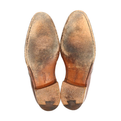 【中古】クロケットアンドジョーンズ CROCKETT&amp;JONES TOMORROWLAND別注 ローファー ブラウン【サイズ9】【 状態ランクC 】【 メンズ 】