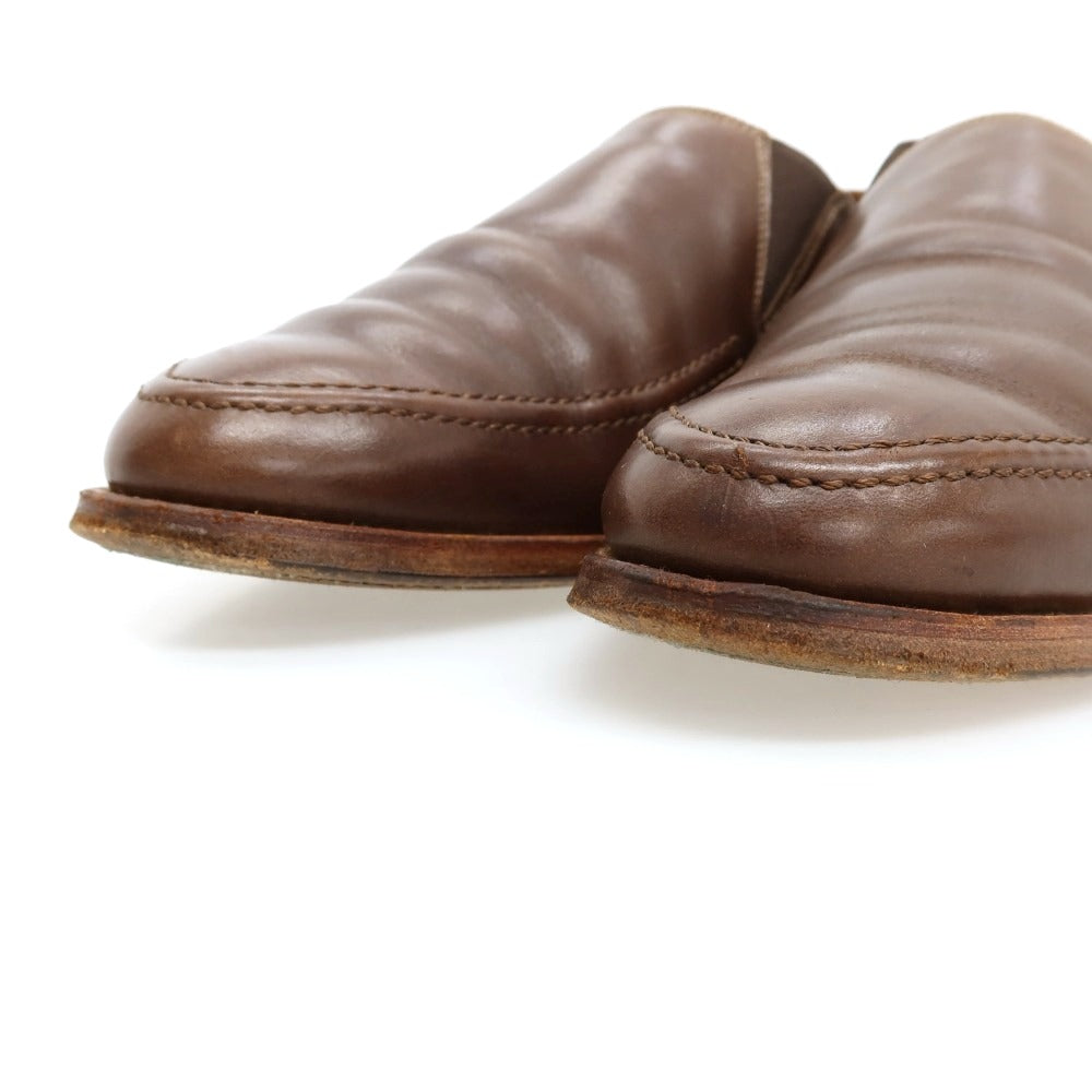 【中古】クロケットアンドジョーンズ CROCKETT&amp;JONES TOMORROWLAND別注 ローファー ブラウン【サイズ9】【 状態ランクC 】【 メンズ 】