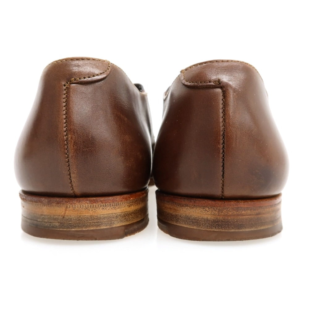 【中古】クロケットアンドジョーンズ CROCKETT&amp;JONES TOMORROWLAND別注 ローファー ブラウン【サイズ9】【 状態ランクC 】【 メンズ 】