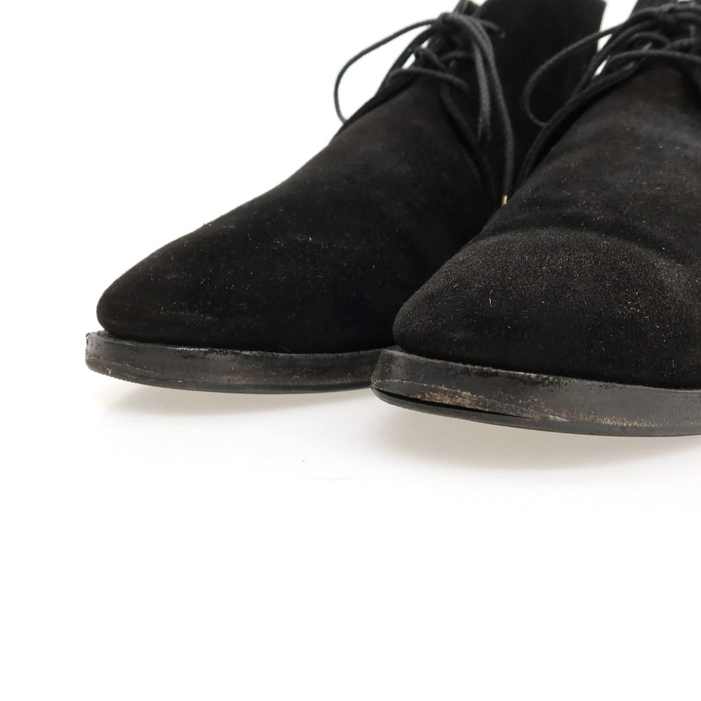 【中古】クロケットアンドジョーンズ CROCKETT&amp;JONES スエード ブーツ ブラック【サイズ9D】【 状態ランクC 】【 メンズ 】