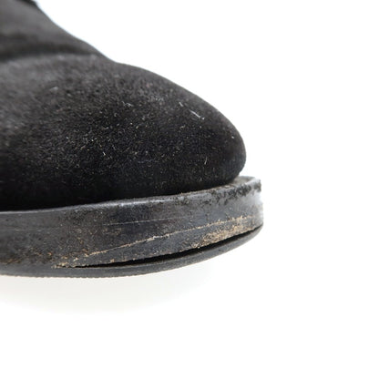 【中古】クロケットアンドジョーンズ CROCKETT&amp;JONES スエード ブーツ ブラック【サイズ9D】【 状態ランクC 】【 メンズ 】