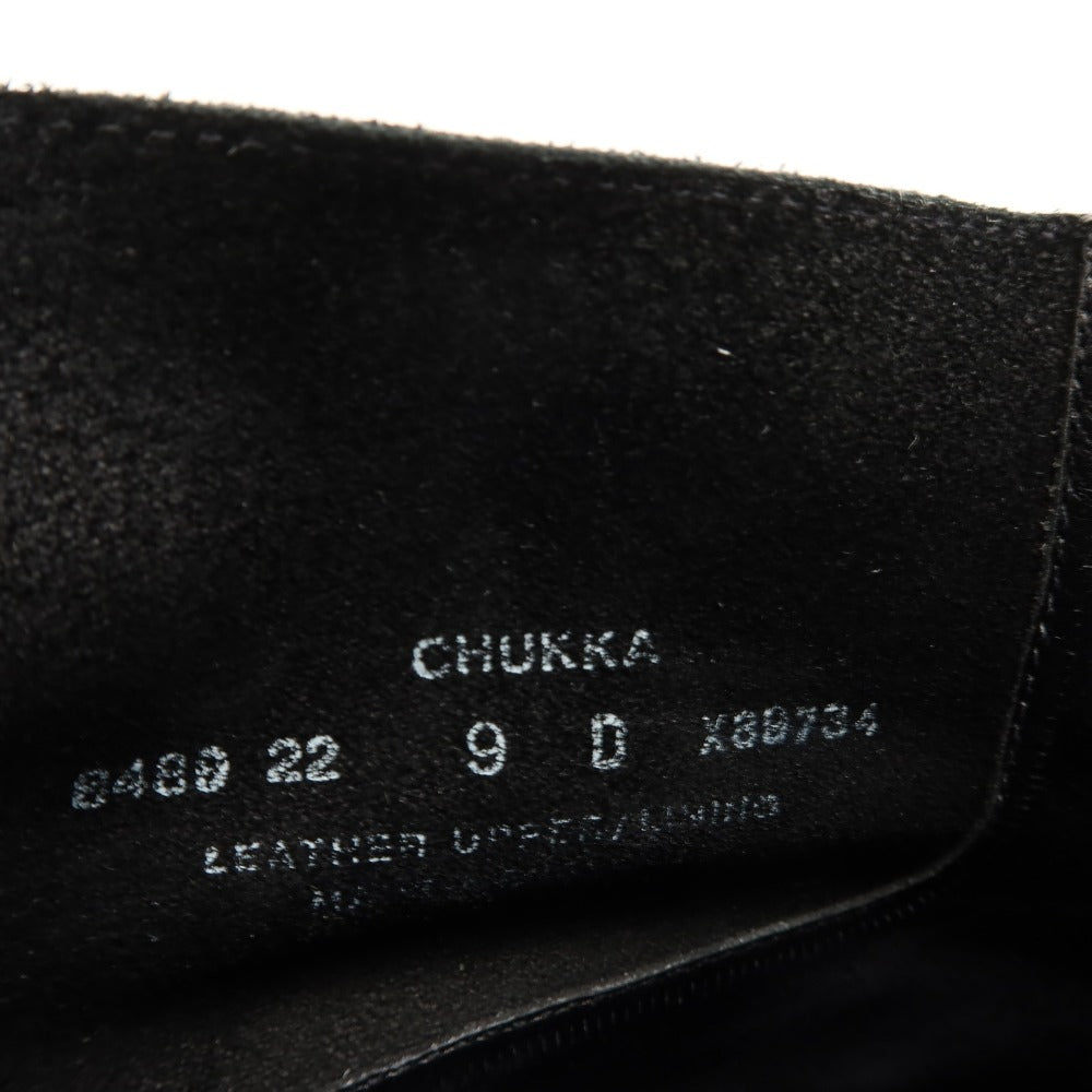 【中古】クロケットアンドジョーンズ CROCKETT&amp;JONES スエード ブーツ ブラック【サイズ9D】【 状態ランクC 】【 メンズ 】