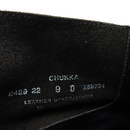 【中古】クロケットアンドジョーンズ CROCKETT&amp;JONES スエード ブーツ ブラック【サイズ9D】【 状態ランクC 】【 メンズ 】