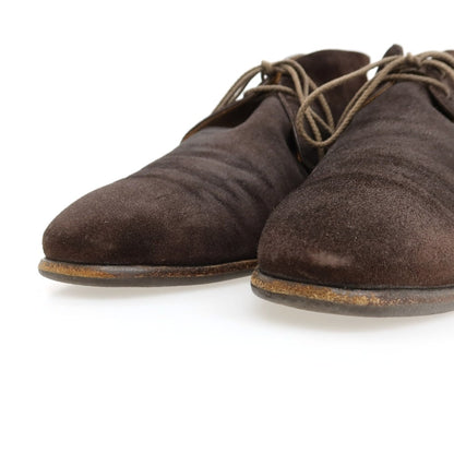 【中古】ディメッラ DI MELLA スエード ブーツ ダークブラウン【サイズ表記不明(UK8.5位)】【 状態ランクD 】【 メンズ 】
