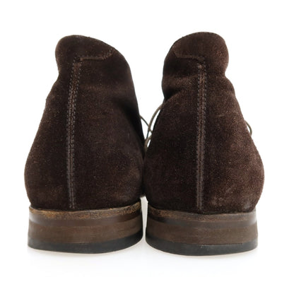 【中古】ディメッラ DI MELLA スエード ブーツ ダークブラウン【サイズ表記不明(UK8.5位)】【 状態ランクD 】【 メンズ 】
