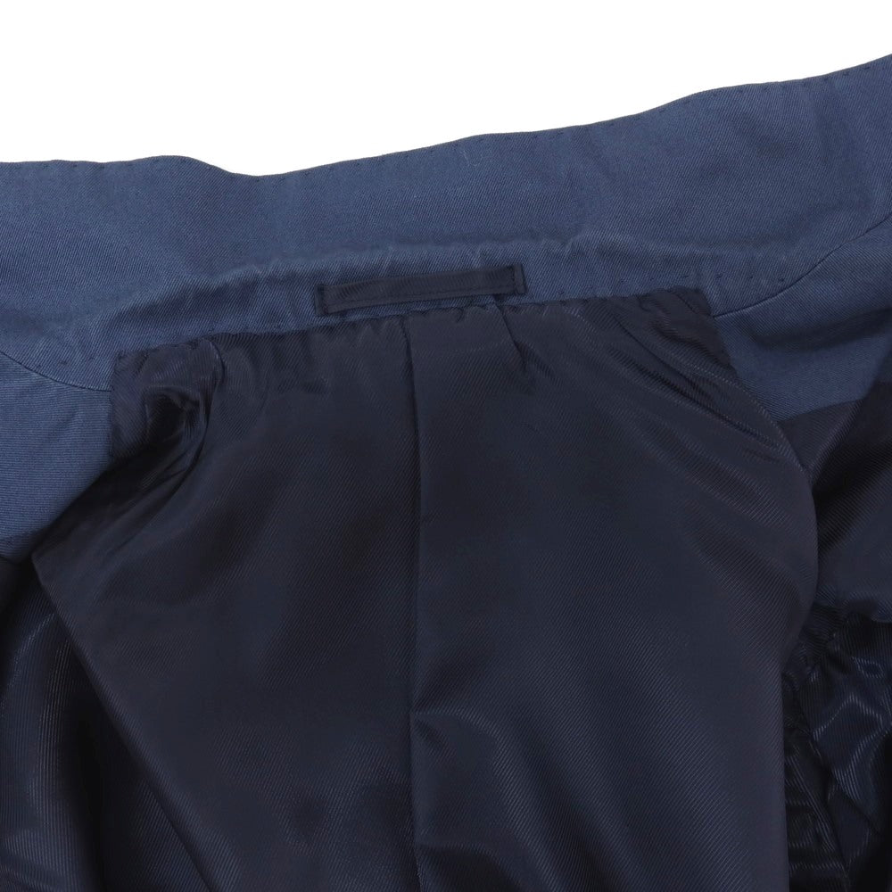【中古】ビームスエフ BEAMS F コットン 3B テーラードジャケット ネイビーブルー【サイズ46】【 状態ランクC 】【 メンズ 】