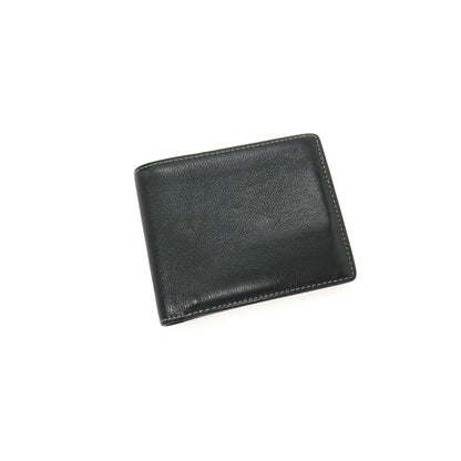 【中古】カミーユ フォルネ Camille Fournet レザー 二つ折り財布 ブラック【 状態ランクB 】【 メンズ 】