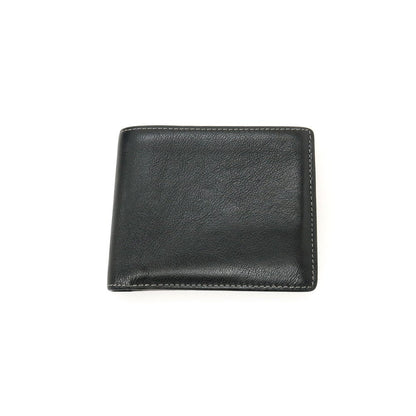 【中古】カミーユ フォルネ Camille Fournet レザー 二つ折り財布 ブラック【 状態ランクB 】【 メンズ 】