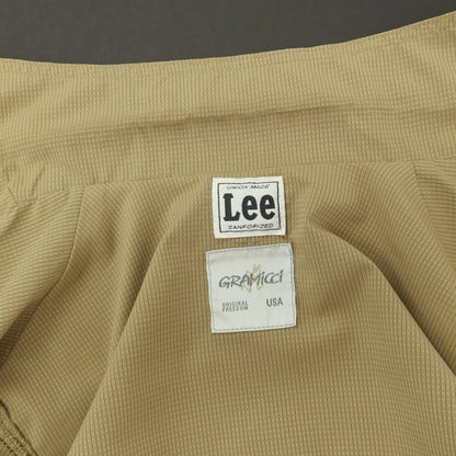 【中古】リー Lee × GRAMICCI ポリエステル 2B カジュアルジャケット イエローカーキ【サイズL】【 状態ランクC 】【 メンズ 】