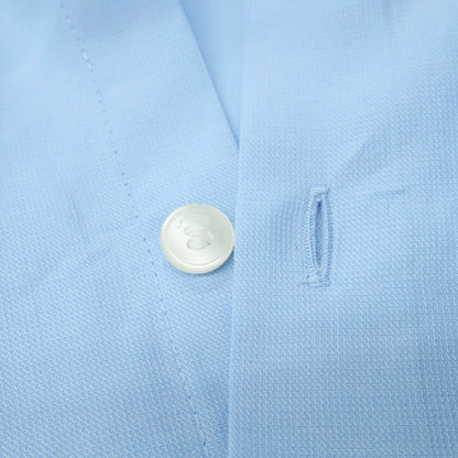【中古】ラコステ LACOSTE コットン ショートカラー ドレスシャツ ライトブルー【サイズFR 40】【 状態ランクB 】【 メンズ 】