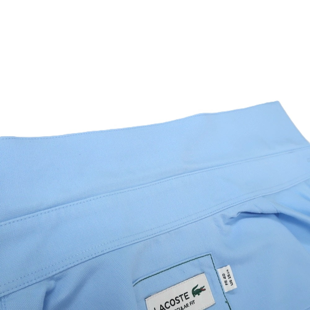 【中古】ラコステ LACOSTE コットン ショートカラー ドレスシャツ ライトブルー【サイズFR 40】【 状態ランクB 】【 メンズ 】