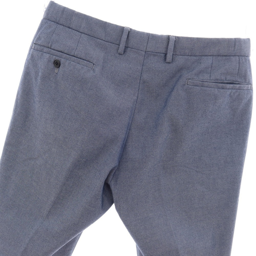 【中古】グリーンレーベルリラクシング green label relaxing ストレッチ コットンポリエステル カジュアルスラックスパンツ ブルー【サイズL】【 状態ランクB 】【 メンズ 】