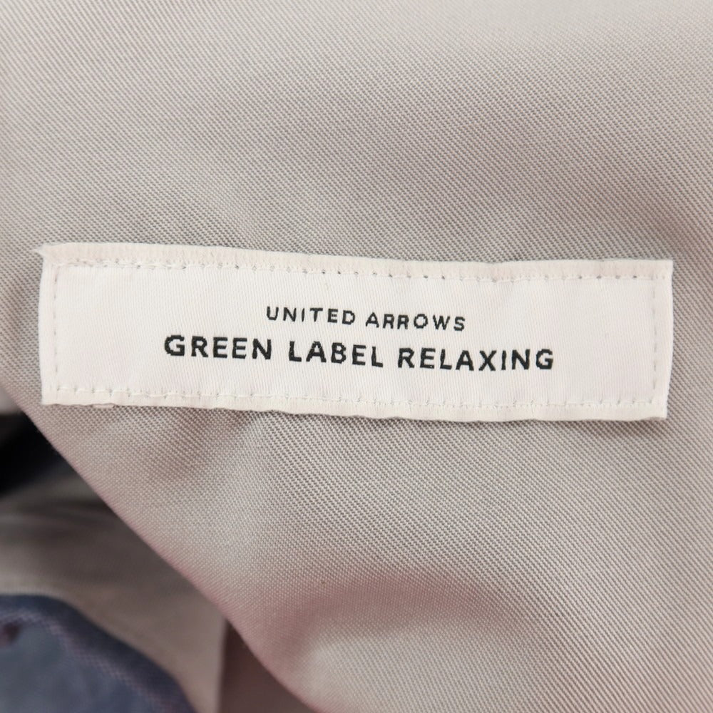 【中古】グリーンレーベルリラクシング green label relaxing ストレッチ コットンポリエステル カジュアルスラックスパンツ ブルー【サイズL】【 状態ランクB 】【 メンズ 】