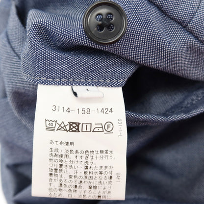 【中古】グリーンレーベルリラクシング green label relaxing ストレッチ コットンポリエステル カジュアルスラックスパンツ ブルー【サイズL】【 状態ランクB 】【 メンズ 】