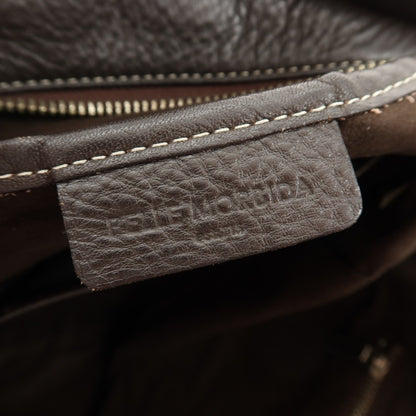 【中古】ペッレモルビダ PELLE MORBIDA レザー トートバッグ ブラウン【 状態ランクC 】【 メンズ 】