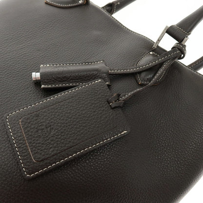 【中古】ペッレモルビダ PELLE MORBIDA レザー トートバッグ ブラウン【 状態ランクC 】【 メンズ 】