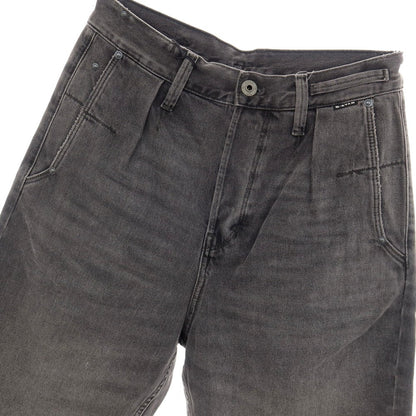 【新品】ジースターロウ G-STAR RAW WORKER CHINO RELAXED SHORT コットン デニム ショートパンツ ブラック（グレー）【サイズ28】【 状態ランクN 】【 メンズ 】