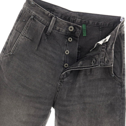 【新品】ジースターロウ G-STAR RAW WORKER CHINO RELAXED SHORT コットン デニム ショートパンツ ブラック（グレー）【サイズ28】【 状態ランクN 】【 メンズ 】