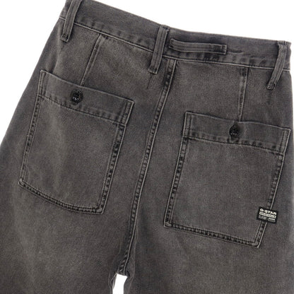 【新品】ジースターロウ G-STAR RAW WORKER CHINO RELAXED SHORT コットン デニム ショートパンツ ブラック（グレー）【サイズ28】【 状態ランクN 】【 メンズ 】