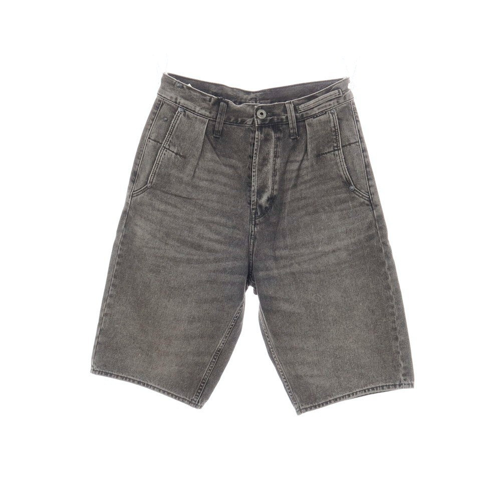 【新品アウトレット】ジースターロウ G-STAR RAW WORKER CHINO RELAXED SHORT コットン デニム ショートパンツ ブラック（グレー）【サイズ28】【 状態ランクN- 】【 メンズ 】