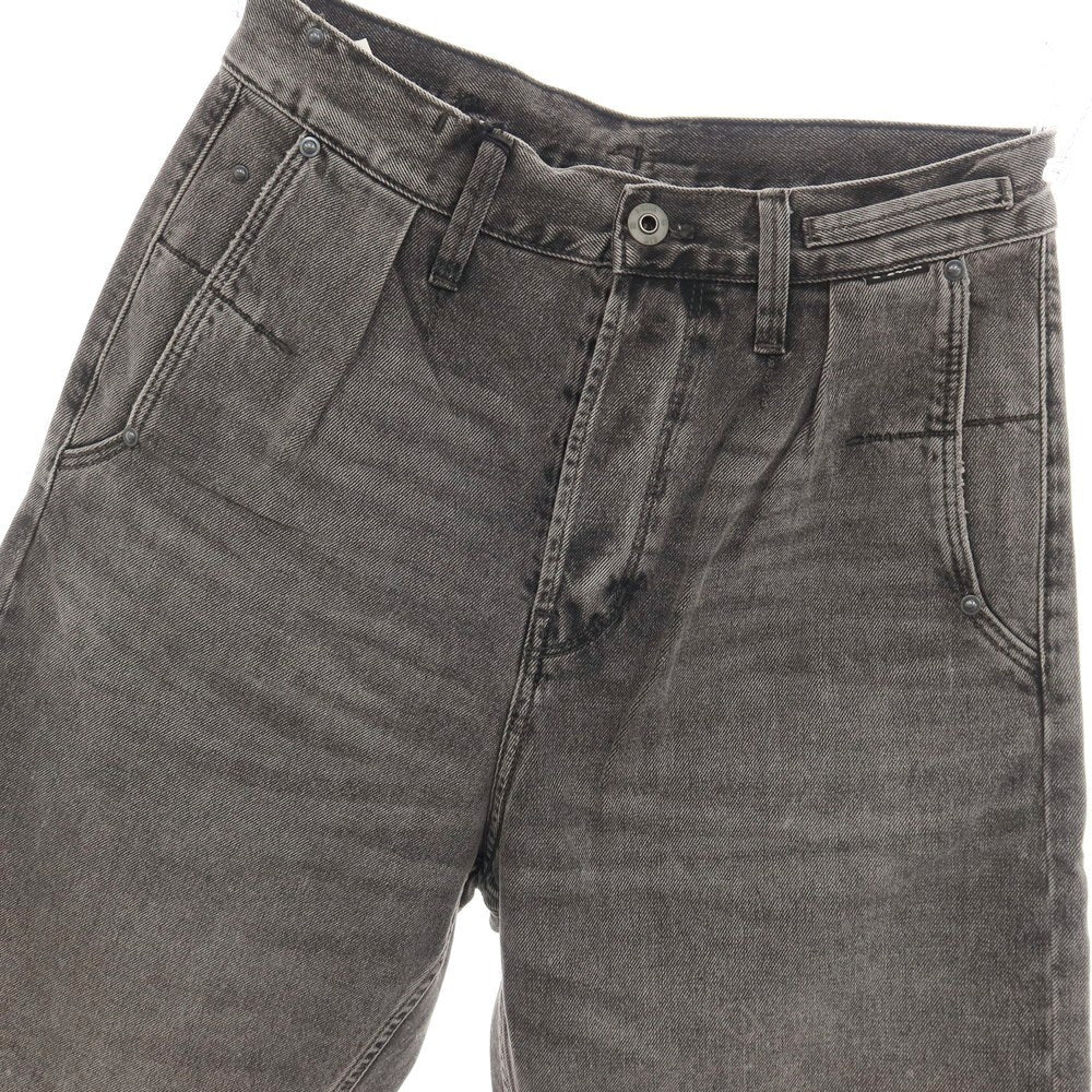【新品アウトレット】ジースターロウ G-STAR RAW WORKER CHINO RELAXED SHORT コットン デニム ショートパンツ ブラック（グレー）【サイズ28】【 状態ランクN- 】【 メンズ 】