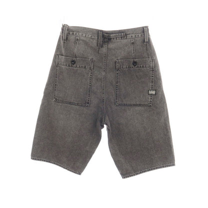 【新品アウトレット】ジースターロウ G-STAR RAW WORKER CHINO RELAXED SHORT コットン デニム ショートパンツ ブラック（グレー）【サイズ28】【 状態ランクN- 】【 メンズ 】