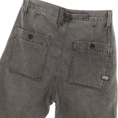 【新品アウトレット】ジースターロウ G-STAR RAW WORKER CHINO RELAXED SHORT コットン デニム ショートパンツ ブラック（グレー）【サイズ28】【 状態ランクN- 】【 メンズ 】