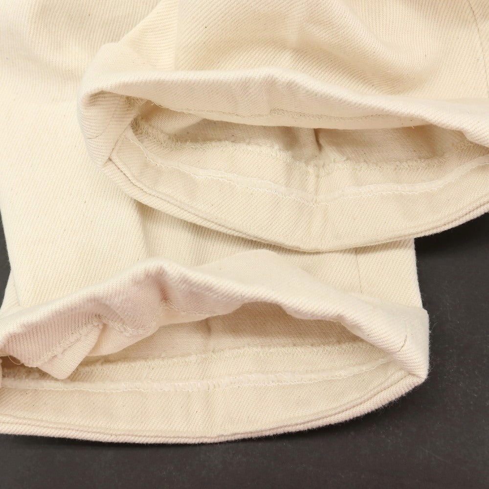 【中古】ベルウィッチ BERWICH コットン カジュアルスラックスパンツ アイボリー【サイズ44】【 状態ランクB 】【 メンズ 】